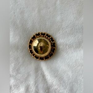 Vintage Gold-Tone Chain Brooch